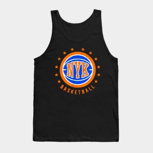 NYK Basketball Vintage Distressed Tank Top